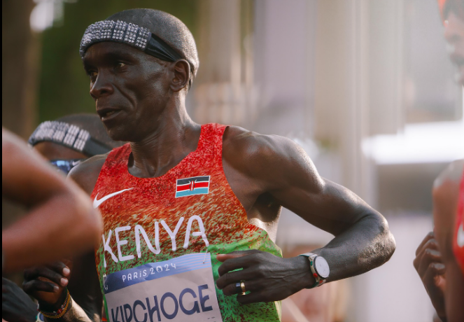 File Image of the World's greatest marathoner Eliud Kipchoge.